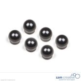 Bolmagneten Extra Sterk 15mm zwart