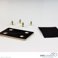 Blokmagneet voor montage whiteboards 1 stuk