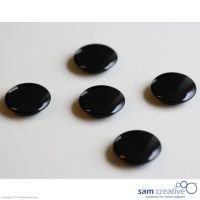 Set Memo Magneten 30mm zwart