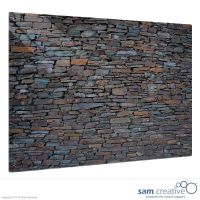 Glassboard Solid Ambience Stone Wall 45x60 cm