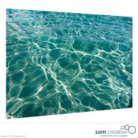 Glassboard Solid Ambience Water 90x120 cm